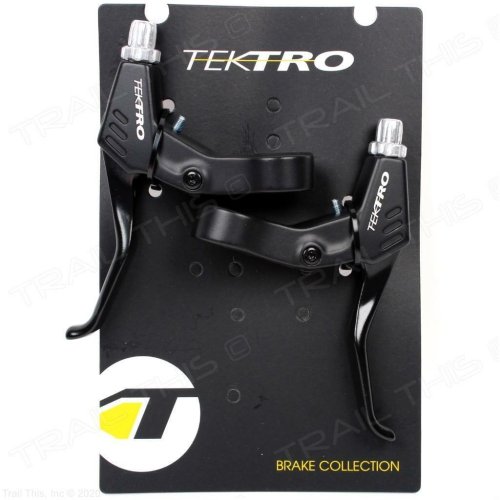 Black Linear Pull Bike Brake Levers by Tektro RS360A