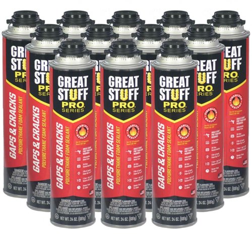 CrackSeal Pro Foam Spray, 24 oz cans, Case of 12 cans