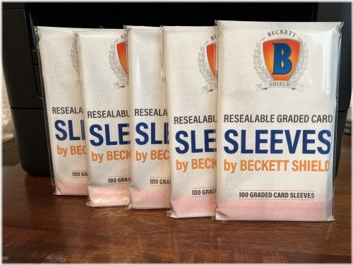 CardGuard Resealable Graded Card Sleeves - 500 Pack