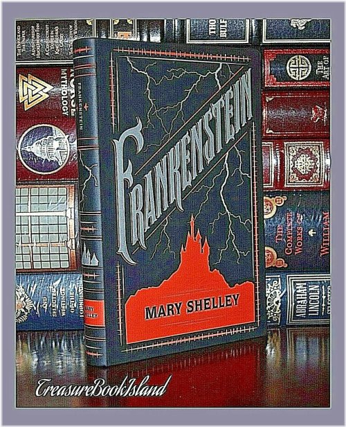 Frankenstein: Mary Shelley Leather Bound Deluxe Edition