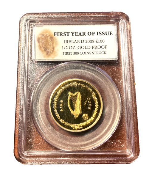Emerald Isle Gold Proof 2008 1/2 oz - Limited Edition