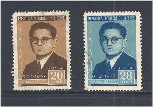 Qemal Stafa Commemorative Set