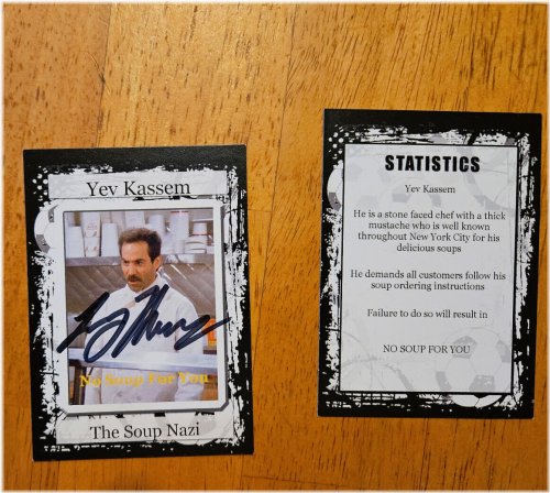 Seinfeld Cast Autographed Collectible Card
