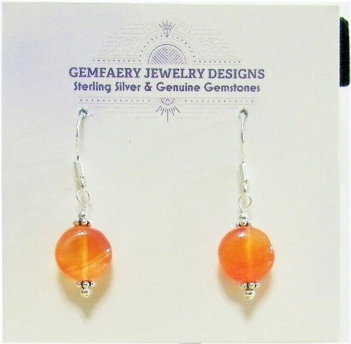 Carnelian Glow Earrings