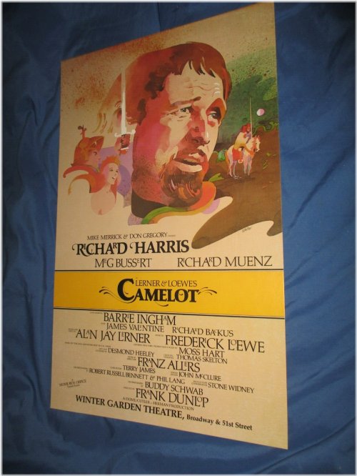 Mystery Theater Poster - Richard Harris in Camelot Play (Broadway/Lobby Card)