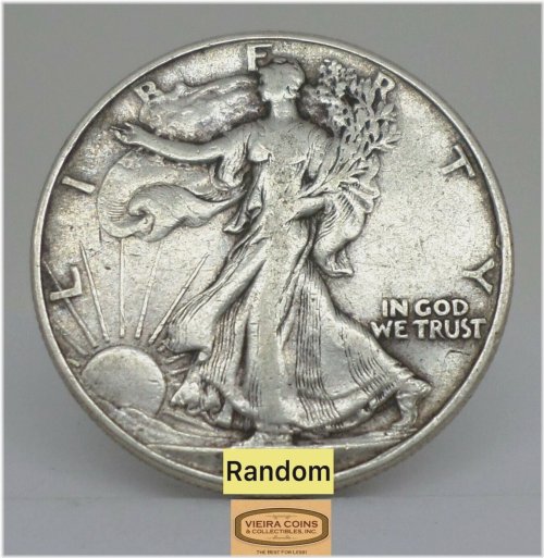 1936-S Liberty Silver Half Dollar - Average Circulated