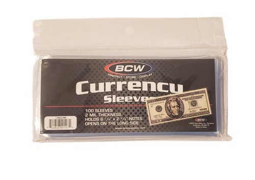 Standard Dollar Protective Sleeves - Pack of 100