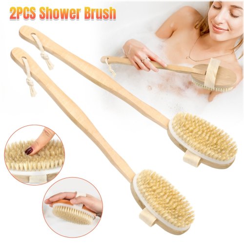 Long Handle Shower Scrub Set