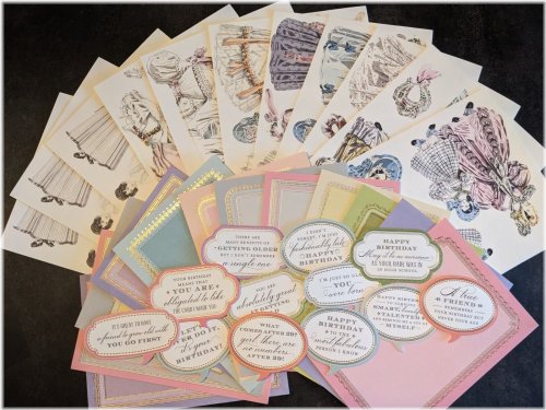 Paper Dolls Card Topper Kit