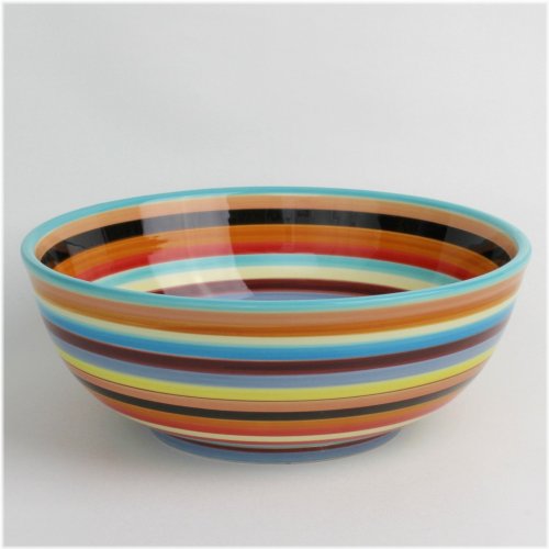 Charlie's Sedona Stripe Serving Bowl