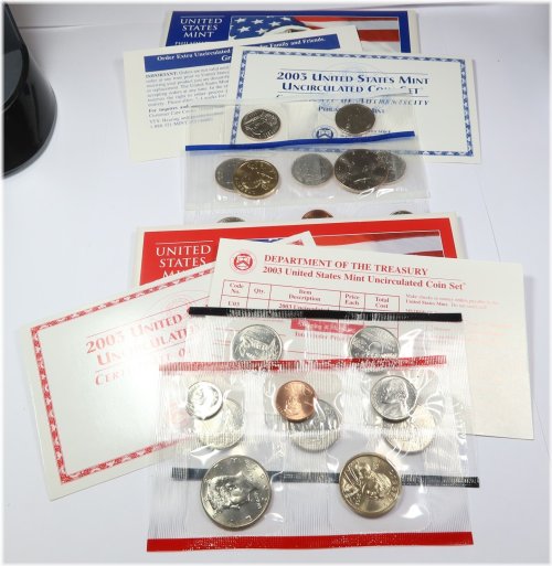2003 US Mint Uncirculated Coin Set with COA #45959Y