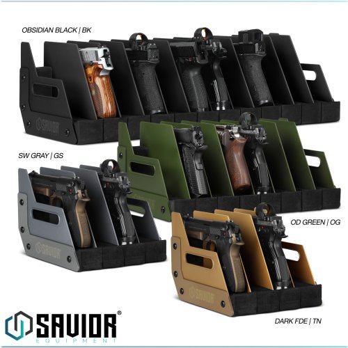 SecureHold Gun & Pistol Storage Rack - Organize and Display Your Firearms Safely