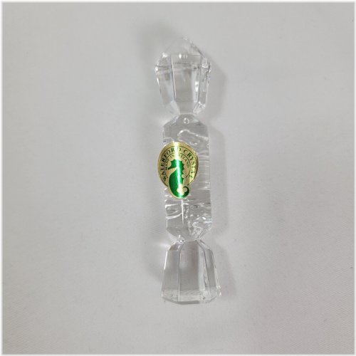 Elegant Irish Crystal Christmas Cracker Ornament