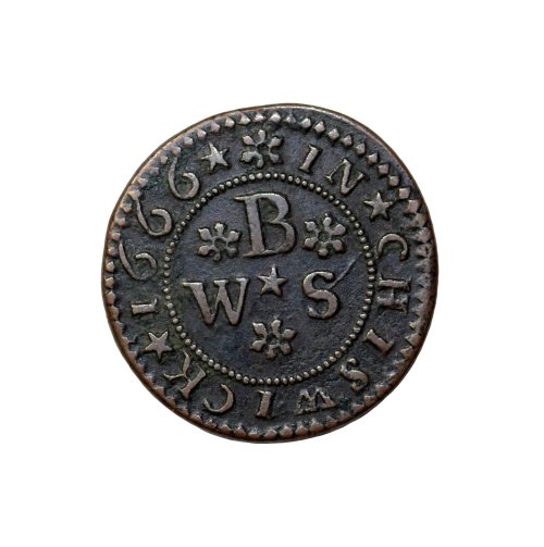 Chiswick Halfpenny Trade Token - England 1666