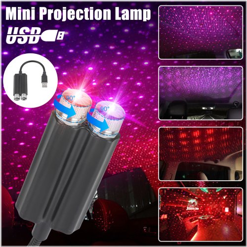 Starry Night USB Car Roof Projector Light