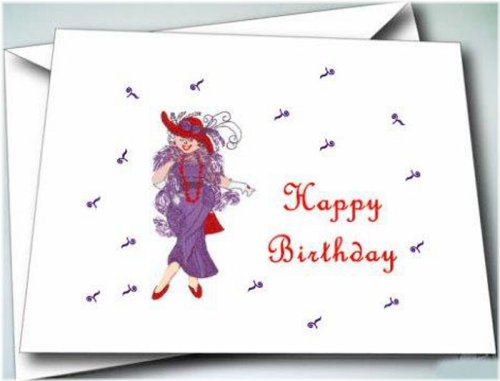 Red Hat Ladies Society Birthday Card Set