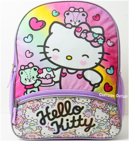 Kitty Canvas Backpack