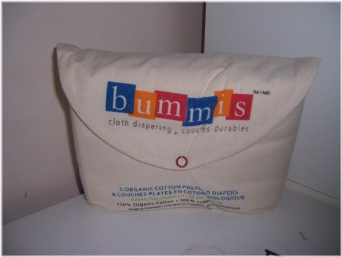 Bummis Organic Cotton Prefold Diapers
