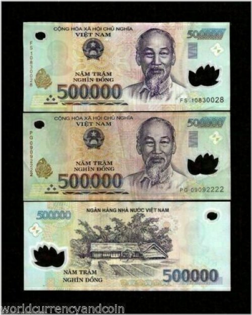 Dual Pack of 1 Million Vietnamese Dong Notes