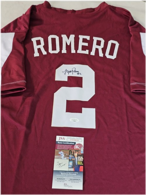 Sydney Romero Olympic Jersey with JSA COA