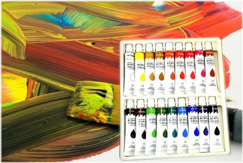 Rainbow Pigments Acrylic Paint Set