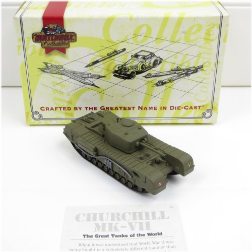 Vintage Churchill Mark VII Tank - 1995 Matchbox Collectibles