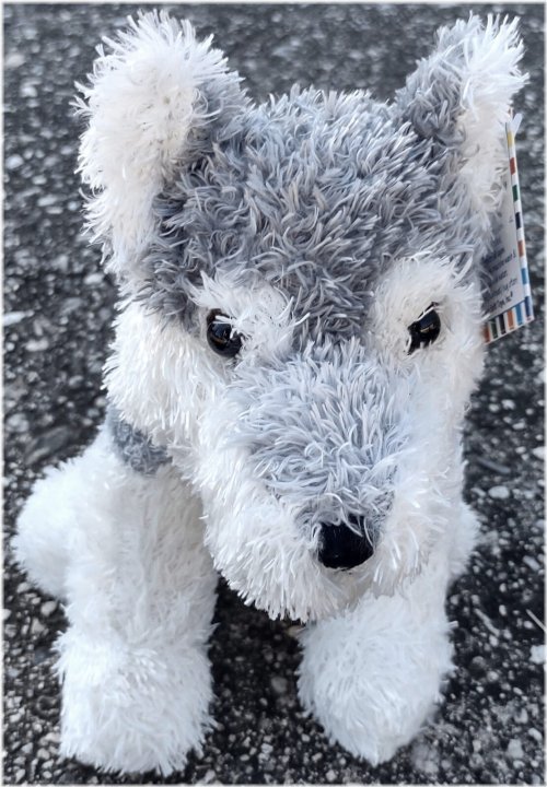 Alpine Wolf Dog Princess Plush