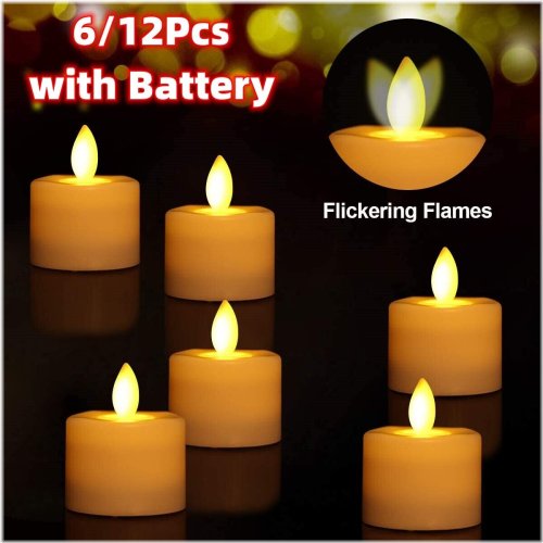 Flickering Flameless Tea Lights