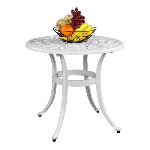 Aluminum Round End Table