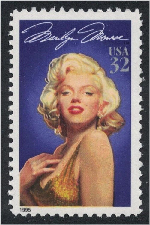 Vintage Hollywood Stamp