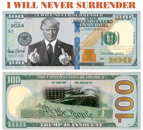 Patriotic Resilience Dollar Bills