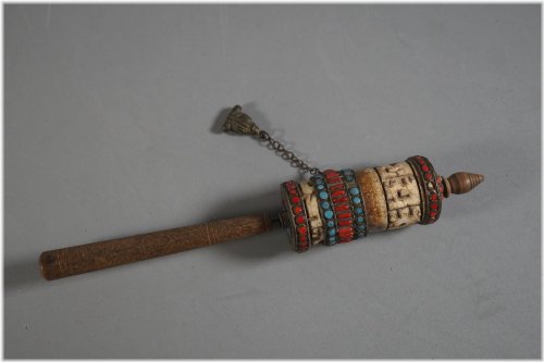 Zen Spin Brass Prayer Wheel