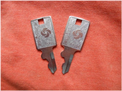 Antique Luggage Key Set