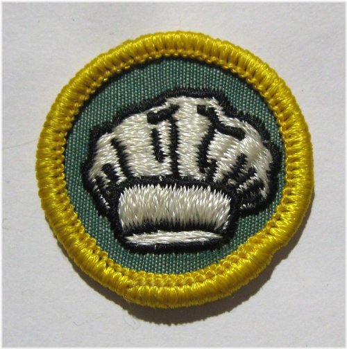 Retro Cadette Culinary Achievement Patch
