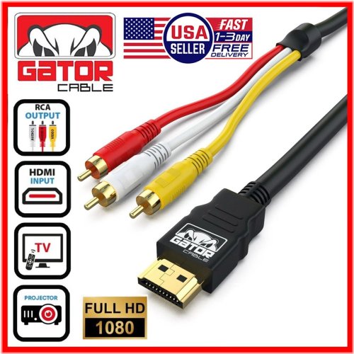 HD Component Adapter Cable for High-Quality Audio and Video Output