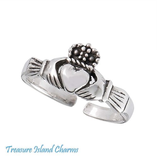 Claddagh Love Toe Ring