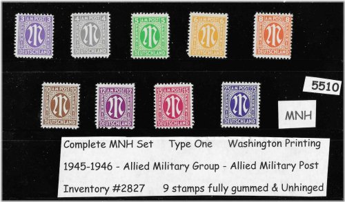 Occupied Germany Stamp Collection