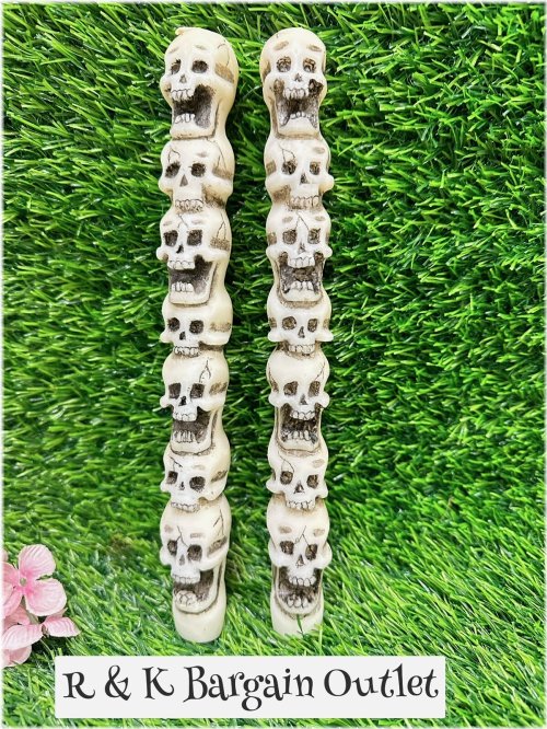Spooky Skeleton Totem Candle Set