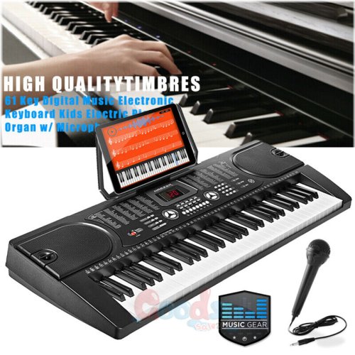 Harmony Keys Digital Piano with Microphone