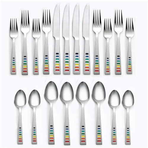 Stainless Steel Fiesta Celebration Flatware Set
