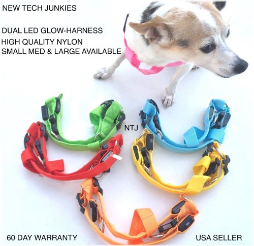 NightGlow Adjustable Pet Safety Harness
