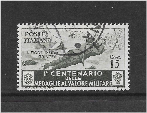 Centenary Medal of Valor Issue - Italy Scott 332