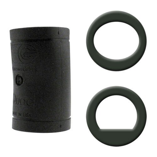 Quad Classic Black Finger Inserts for Bowling