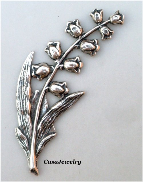 Lily of the Valley Sterling Silver Component