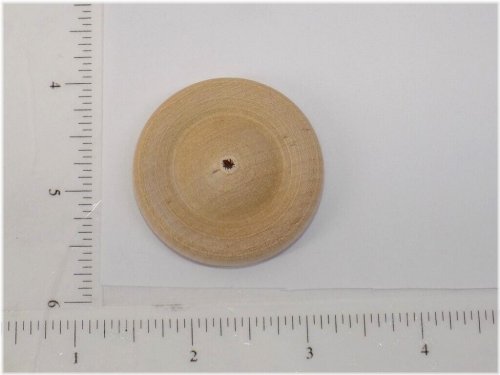 Retro Wood Wheel Toy Part