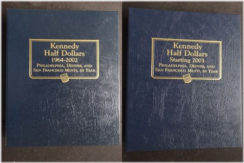 Whitman Kennedy Half Dollars Coin Album Set