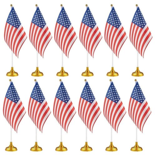 Freedom's Pride Miniature American Flag Set