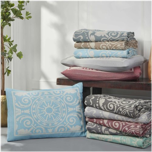 Medallion Jacquard Cotton Blend Bedspread Set