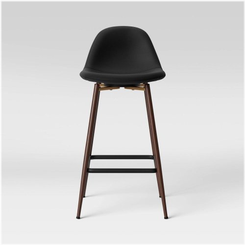 Copley Upholstered Stool - Black