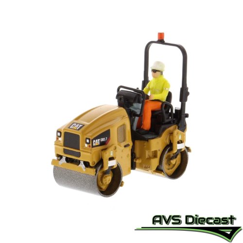 Mini Construction Compactor Diecast Model